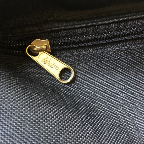 Verdi Black Canvas Laptop Messenger Bag - Picture 5 of 8